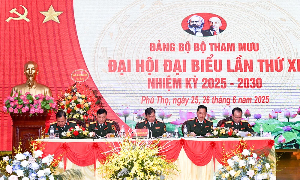 Đại hội Đảng bộ Bộ Tham mưu Quân khu 2 lần thứ XI, nhiệm kỳ 2025-2030 thành công tốt đẹp