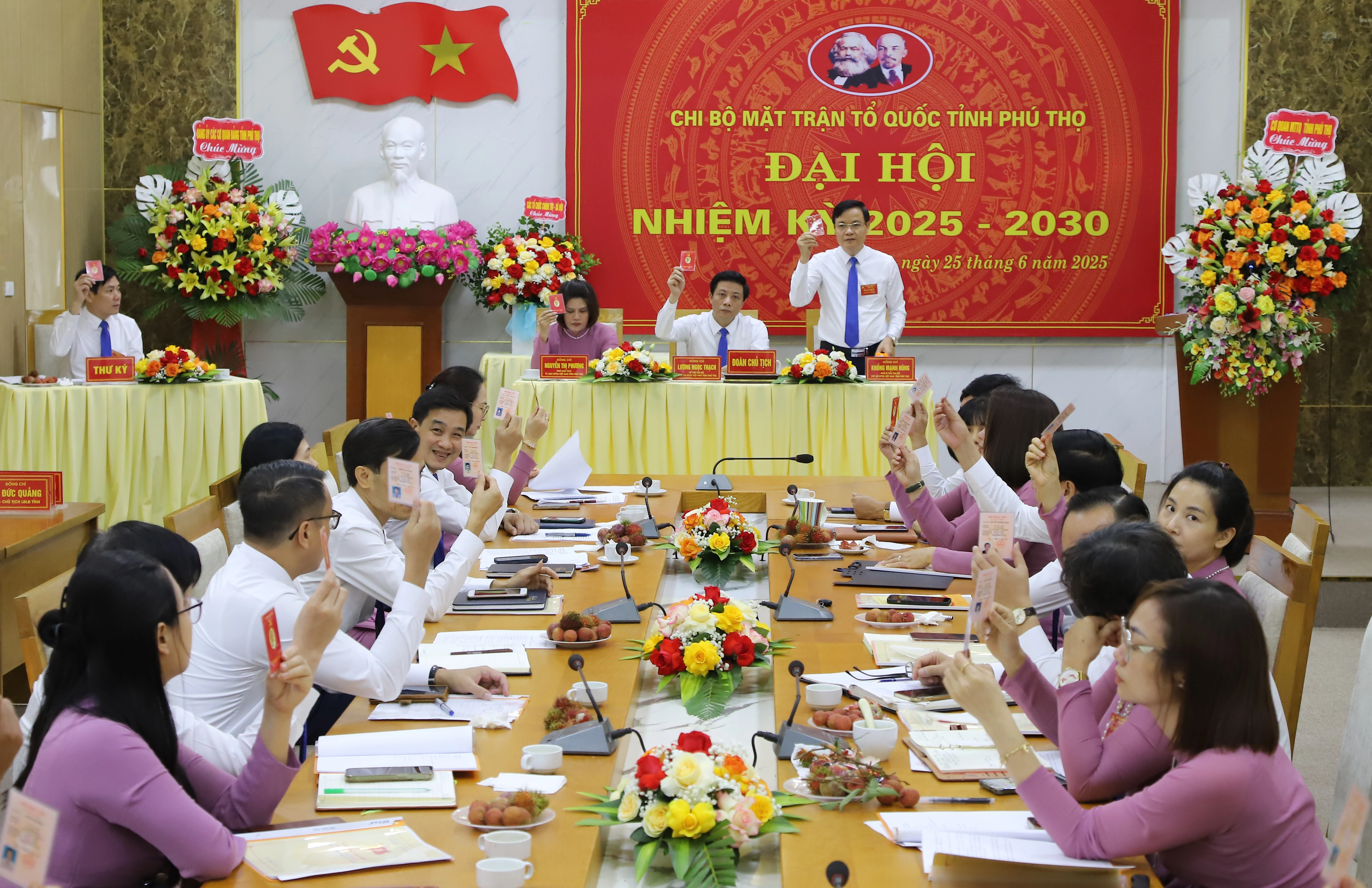 Đại hội Chi bộ Mặt trận Tổ quốc tỉnh nhiệm kỳ 2025 - 2030