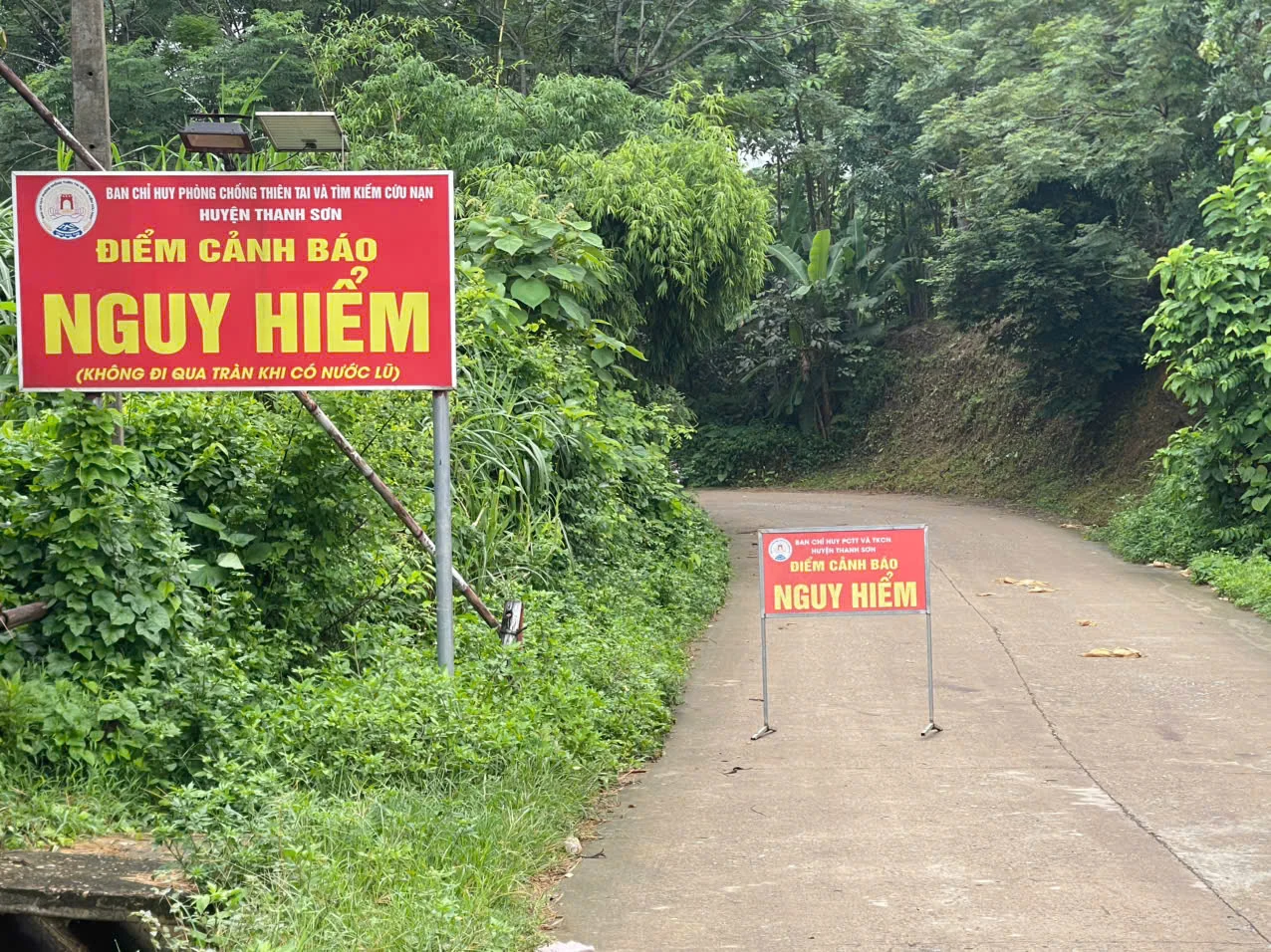 Một người mất tích khi đi qua ngầm tràn