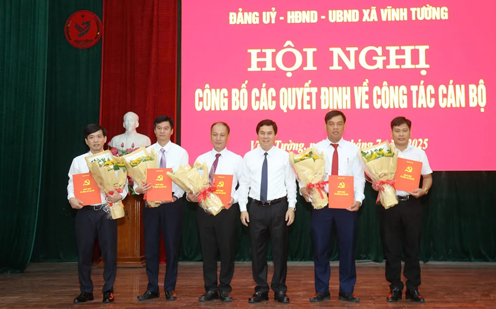 Xã Vĩnh Tường sau một tuần thực hiện chính quyền địa phương 2 cấp