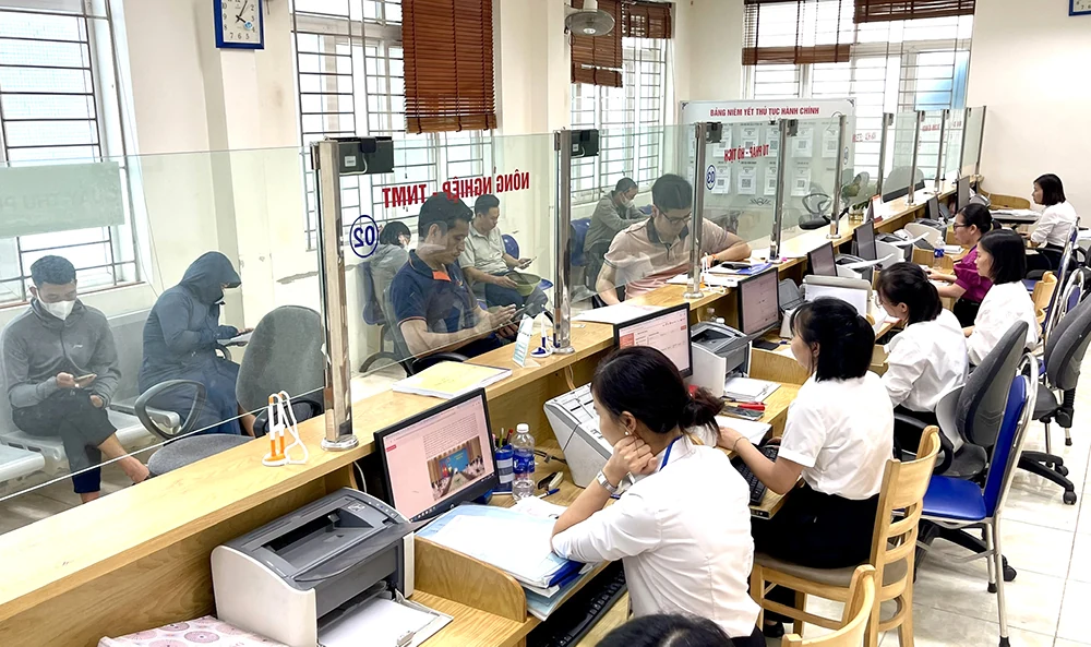 Xã Vĩnh Tường sau một tuần thực hiện chính quyền địa phương 2 cấp