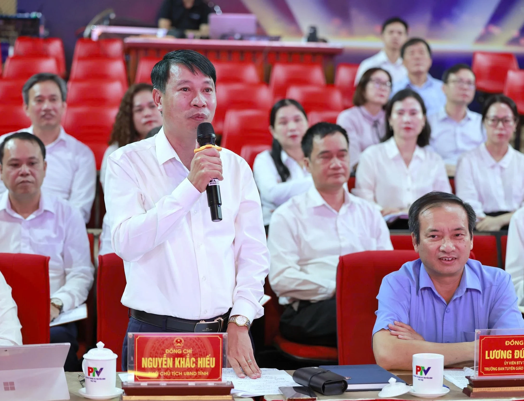 Thường trực Tỉnh uỷ làm việc với Báo và phát thanh, truyền hình Phú Thọ