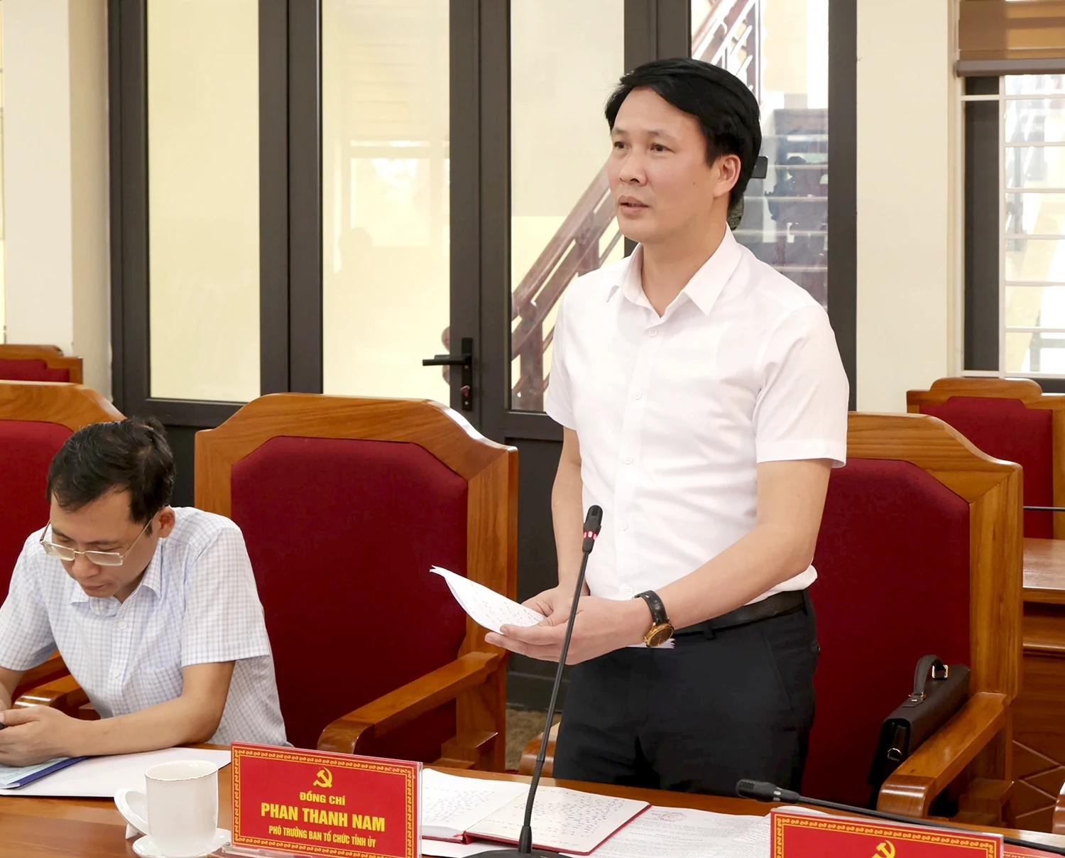 Phó Bí thư Tỉnh ủy Bùi Huy Vĩnh làm việc tại xã Tam Đảo