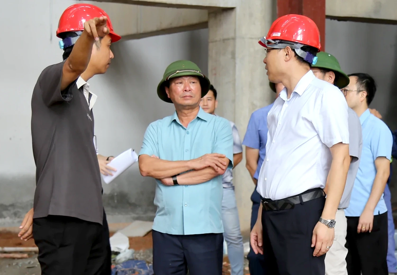 Chủ tịch HĐND tỉnh Bùi Văn Quang kiểm tra tiến độ một số công trình trọng điểm