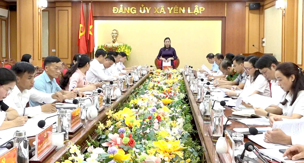 Yên Lập sẵn sàng cho Đại hội Đảng bộ xã lần thứ Nhất