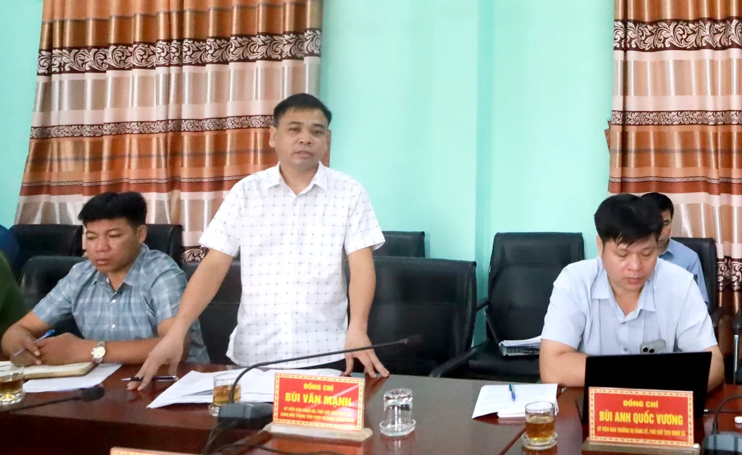 Phó Chủ tịch UBND tỉnh Quách Tất Liêm kiểm tra tại xã Đại Đồng