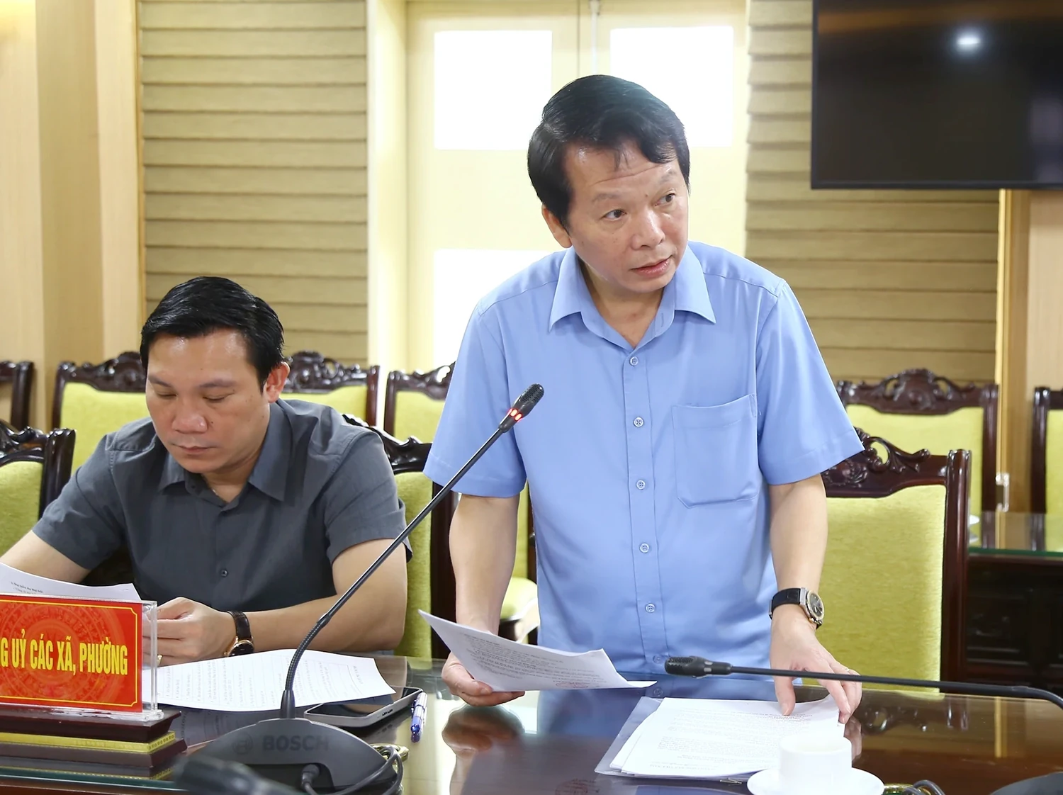 Tổ công tác số 2 duyệt văn kiện Đại hội Đảng bộ các xã nhiệm kỳ 2025-2030