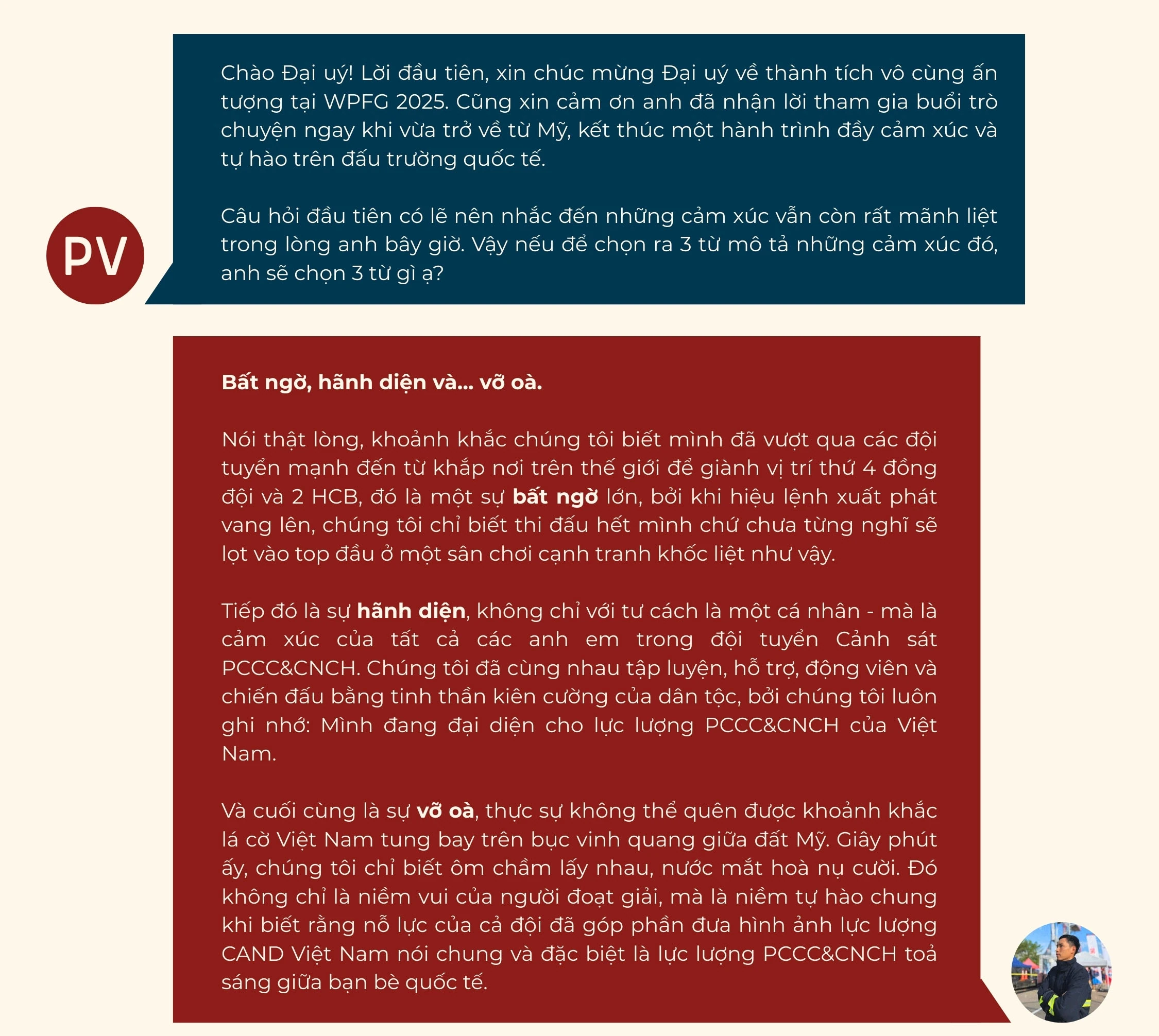 Người lính “tôi luyện trong lửa” và kỳ tích trên đấu trường quốc tế