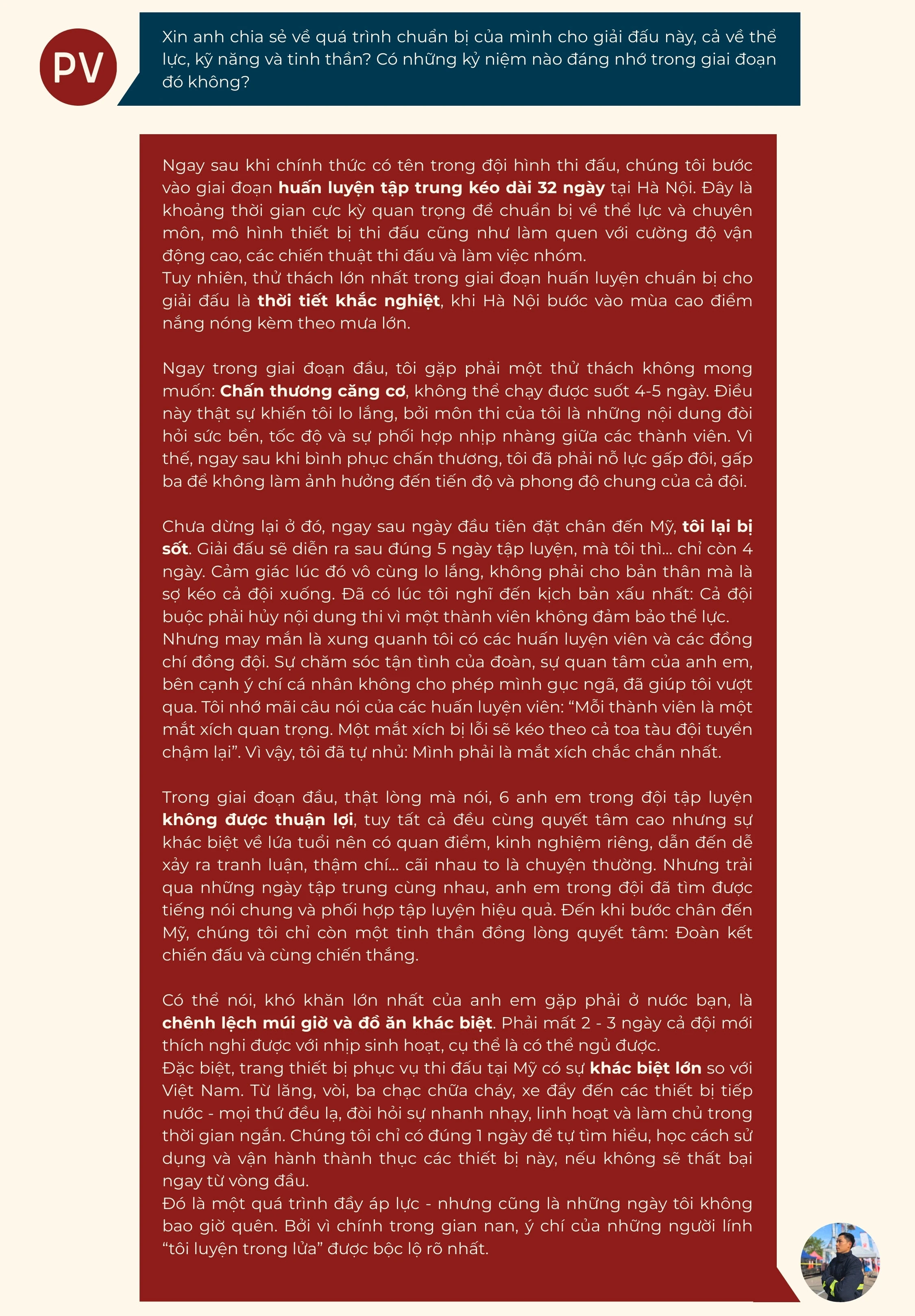 Người lính “tôi luyện trong lửa” và kỳ tích trên đấu trường quốc tế