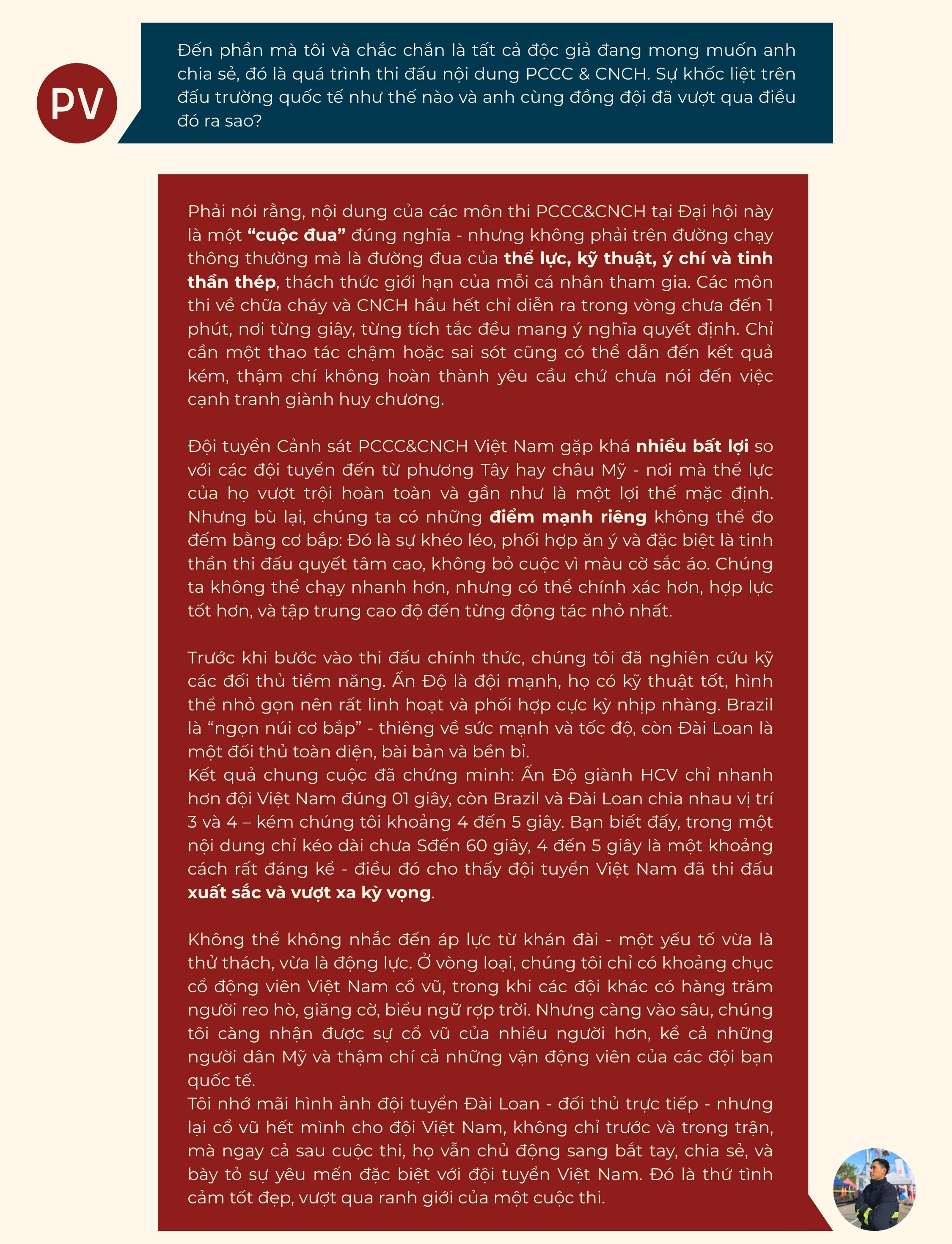 Người lính “tôi luyện trong lửa” và kỳ tích trên đấu trường quốc tế