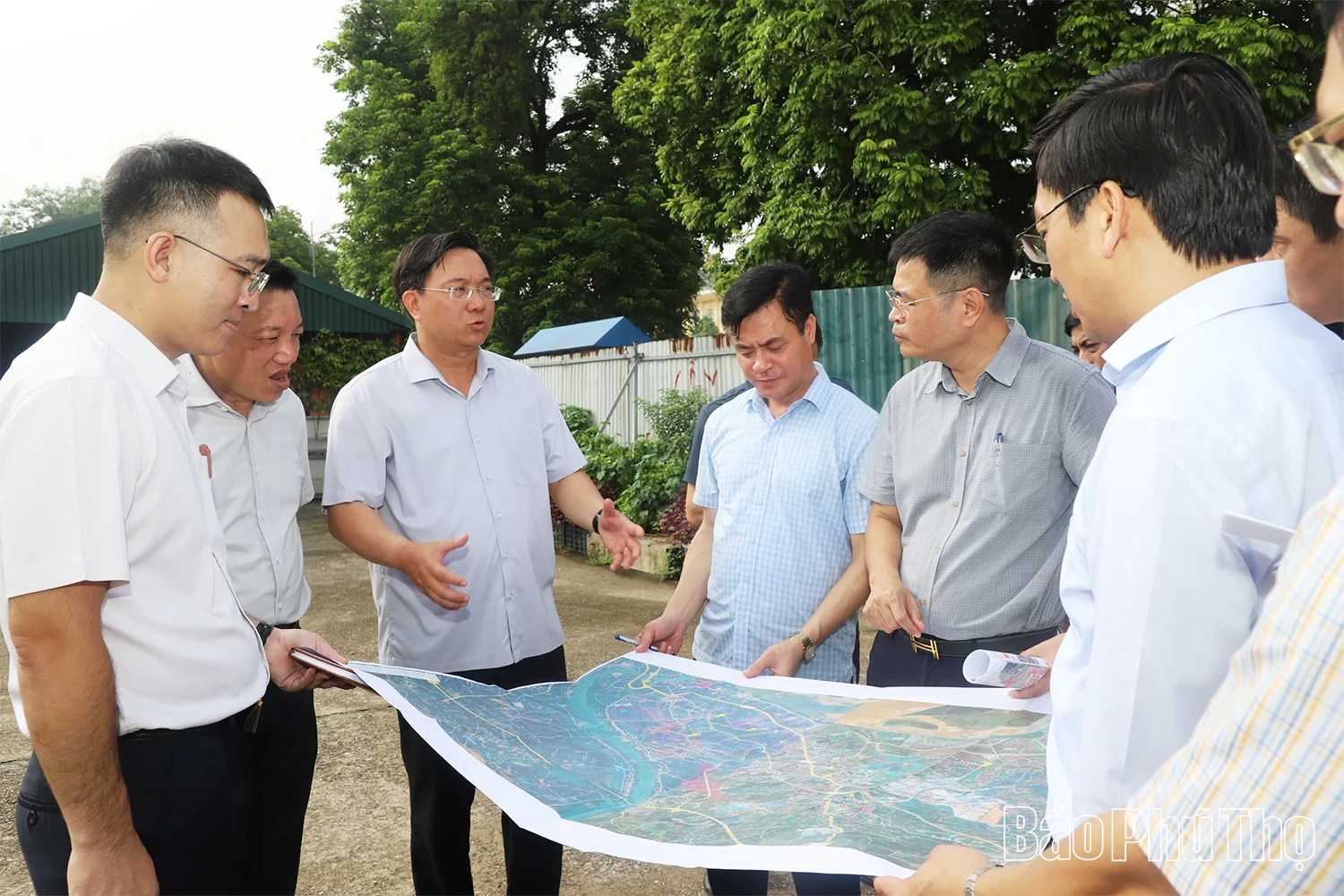 Chủ tịch UBND tỉnh Trần Duy Đông kiểm tra tiến độ triển khai một số dự án trên địa bàn tỉnh