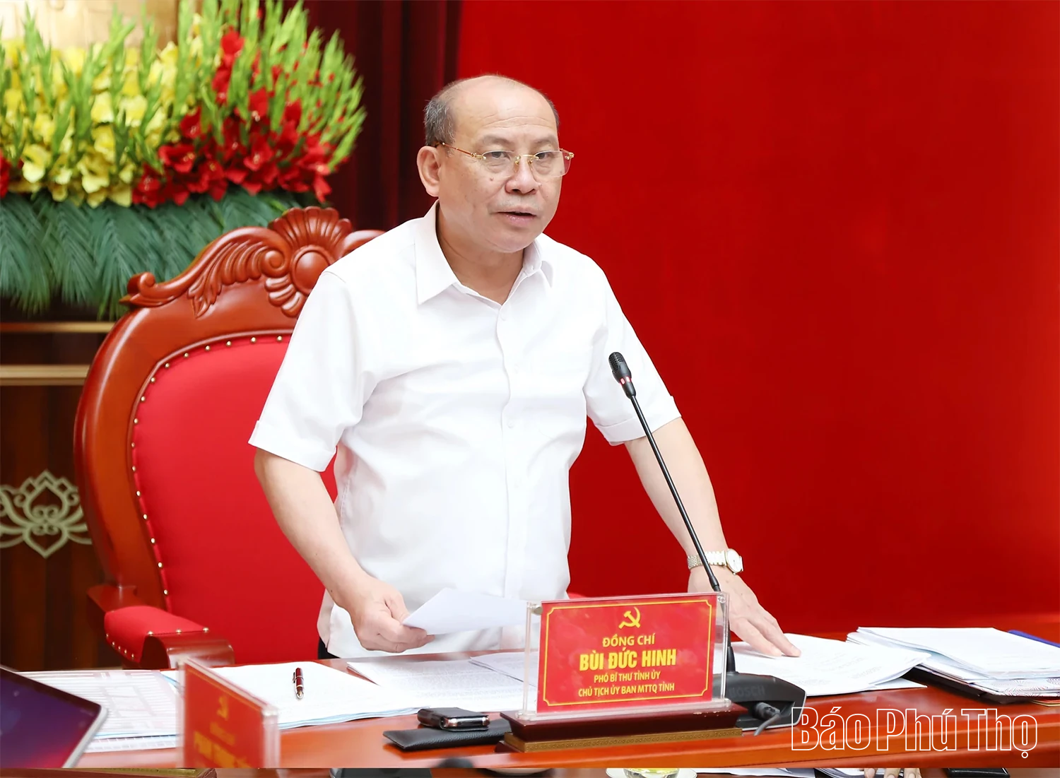 Tổ công tác số 3 duyệt văn kiện Đại hội Đảng bộ 6 xã nhiệm kỳ 2025 - 2030