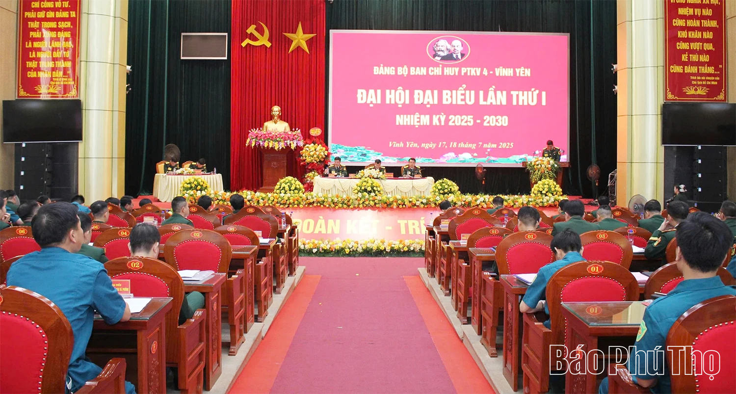 Xây dựng Đảng bộ Ban Chỉ huy phòng thủ khu vực 4 – Vĩnh Yên vững mạnh về mọi mặt