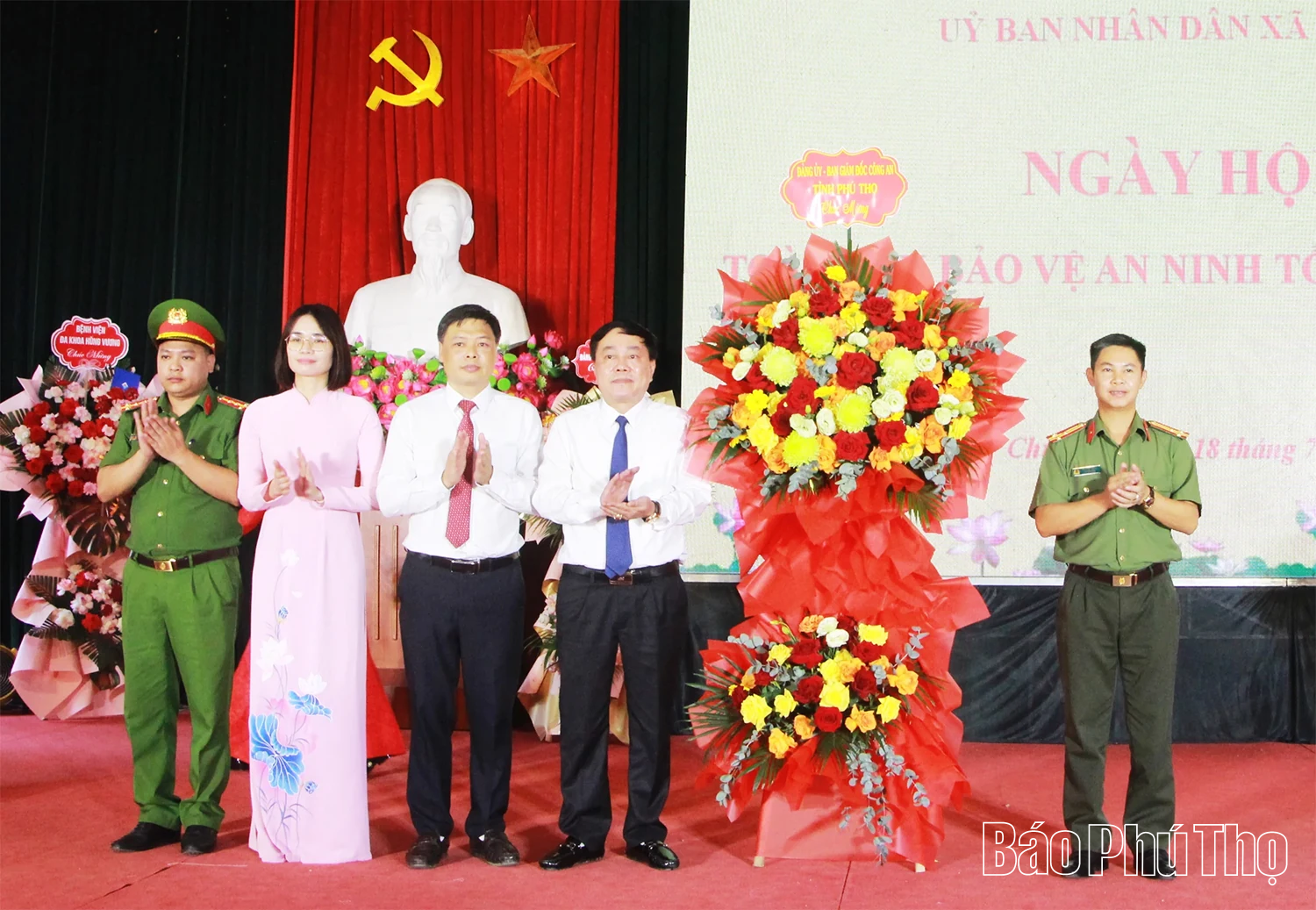 Xã Chí Đám tổ chức điểm “Ngày hội toàn dân bảo vệ an ninh Tổ quốc”