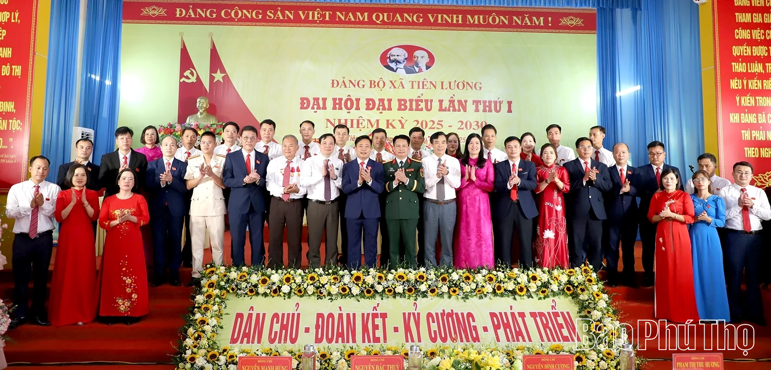 Đại hội đại biểu Đảng bộ xã Tiên Lương lần thứ I, nhiệm kỳ 2025 - 2030