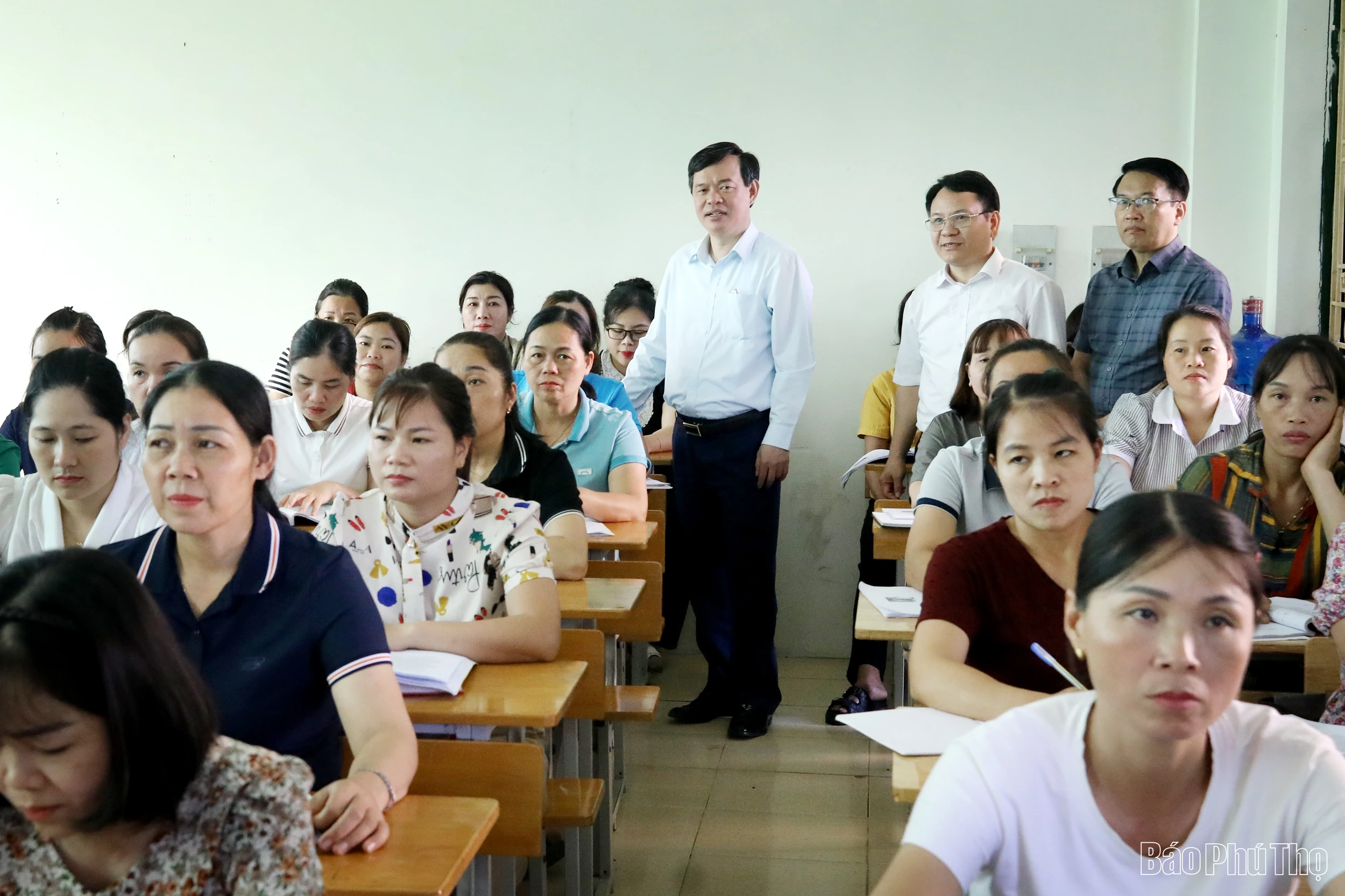 Sở GD&ĐT làm việc với phường Kỳ Sơn về công tác giáo dục sau sáp nhập