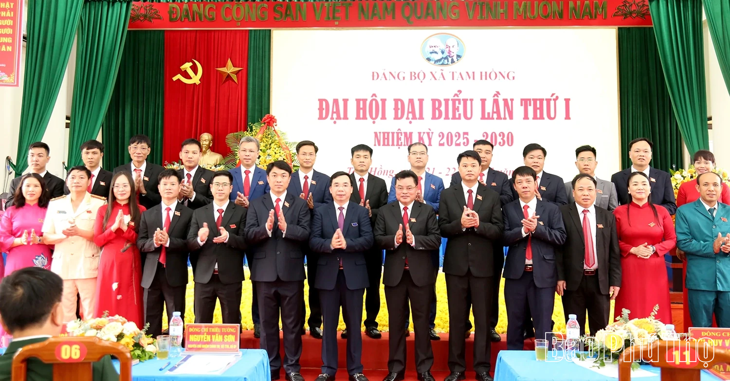 Đại hội Đảng bộ xã Tam Hồng lần thứ Nhất, nhiệm kỳ 2025 - 2030