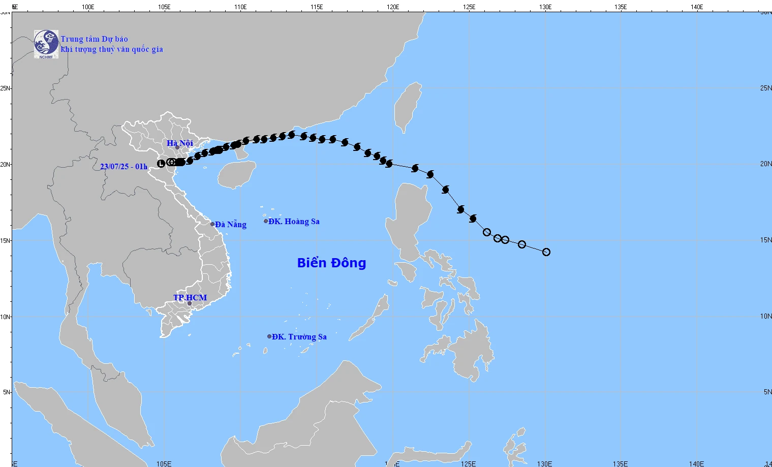 Thời tiết ngày 23/7: Tin cuối cùng về bão số 3, cảnh báo mưa cường suất lớn