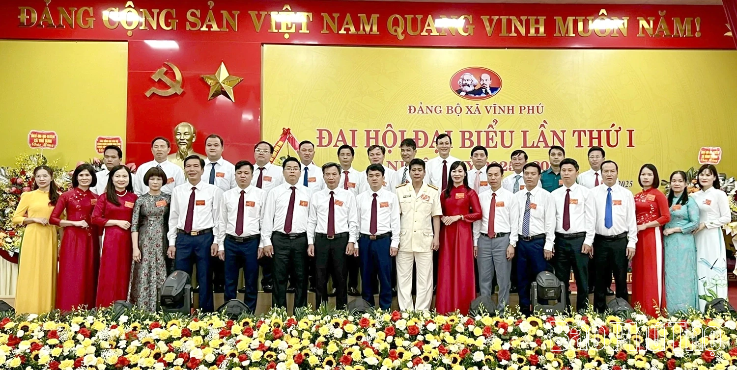 Đại hội Đảng bộ xã Vĩnh Phú lần thứ I, nhiệm kỳ 2025-2030