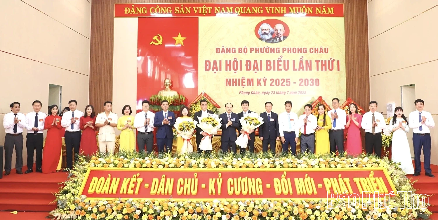 Đại hội Đảng bộ phường Phong Châu lần thứ I, nhiệm kỳ 2025-2030