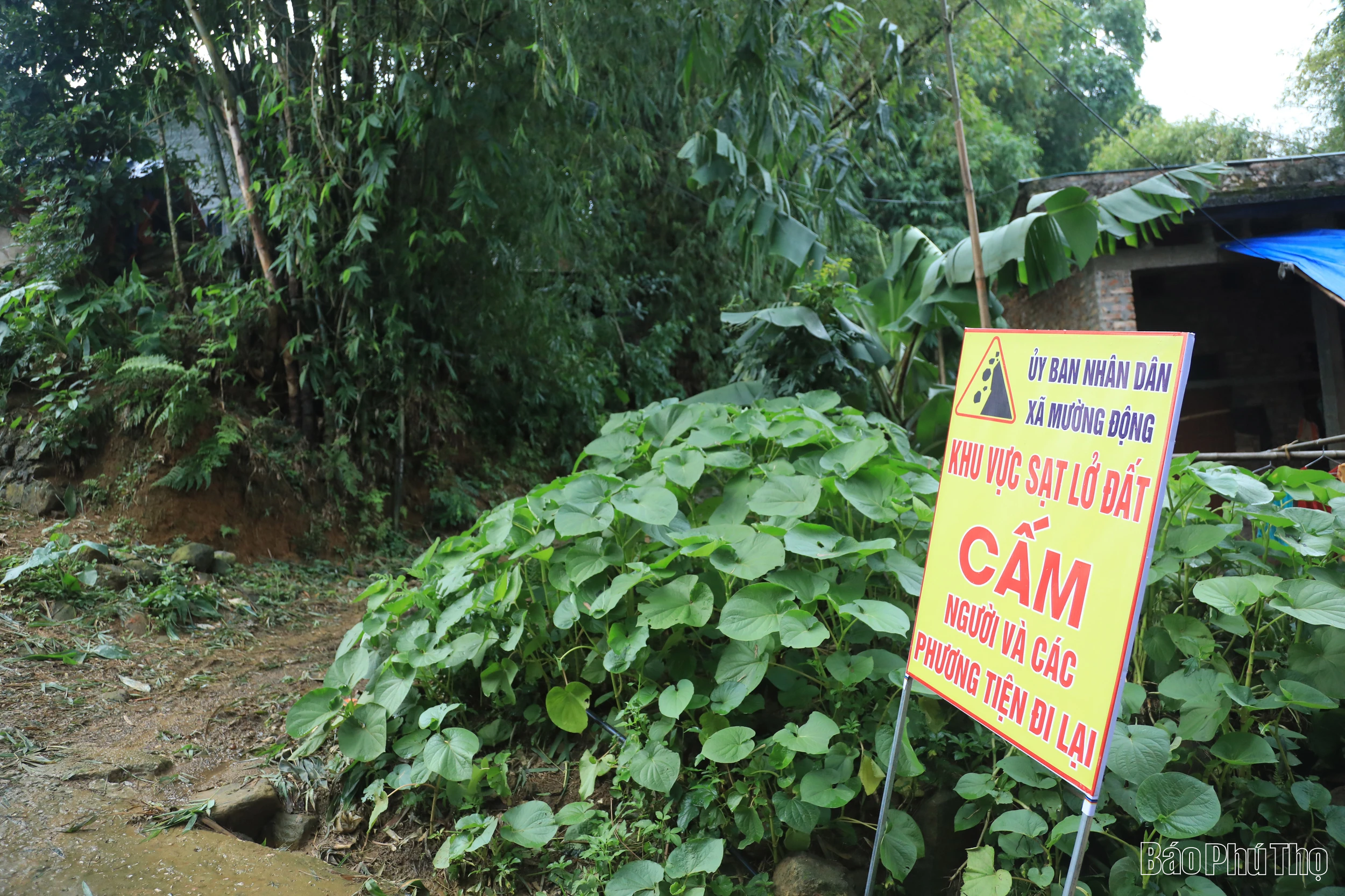 Xã Mường Động phòng ngừa sạt lở đất sau cơn bão số 3