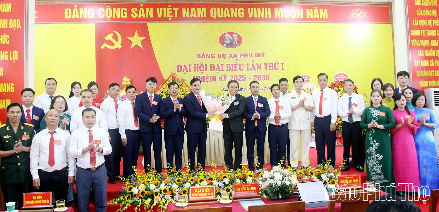 Đại hội đại biểu Đảng bộ xã Phú Mỹ lần thứ I, nhiệm kỳ 2025 - 2030