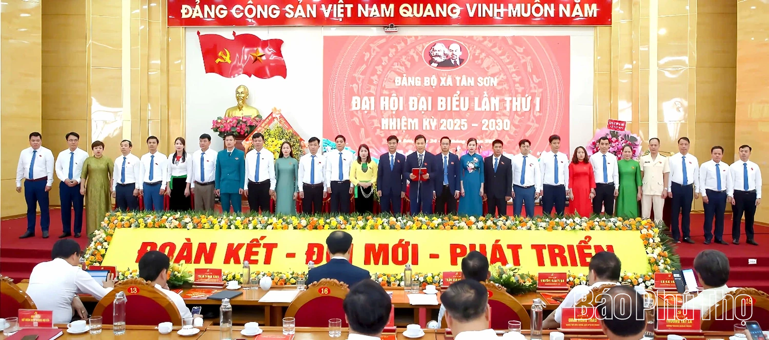 Đại hội đại biểu Đảng bộ xã Tân Sơn lần thứ I, nhiệm kỳ 2025 - 2030