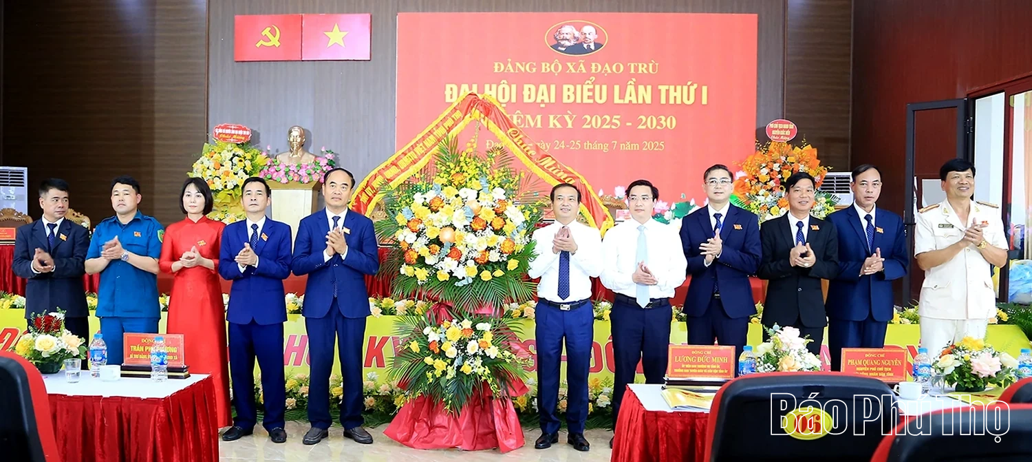 Đại hội đại biểu Đảng bộ xã Đạo Trù lần thứ I, nhiệm kỳ 2025-2030