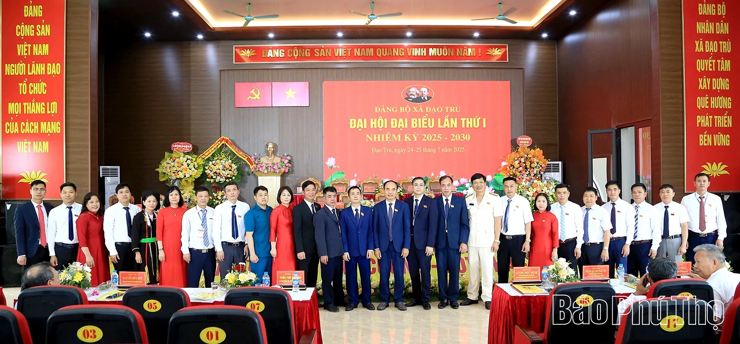 Đại hội đại biểu Đảng bộ xã Đạo Trù lần thứ I, nhiệm kỳ 2025-2030