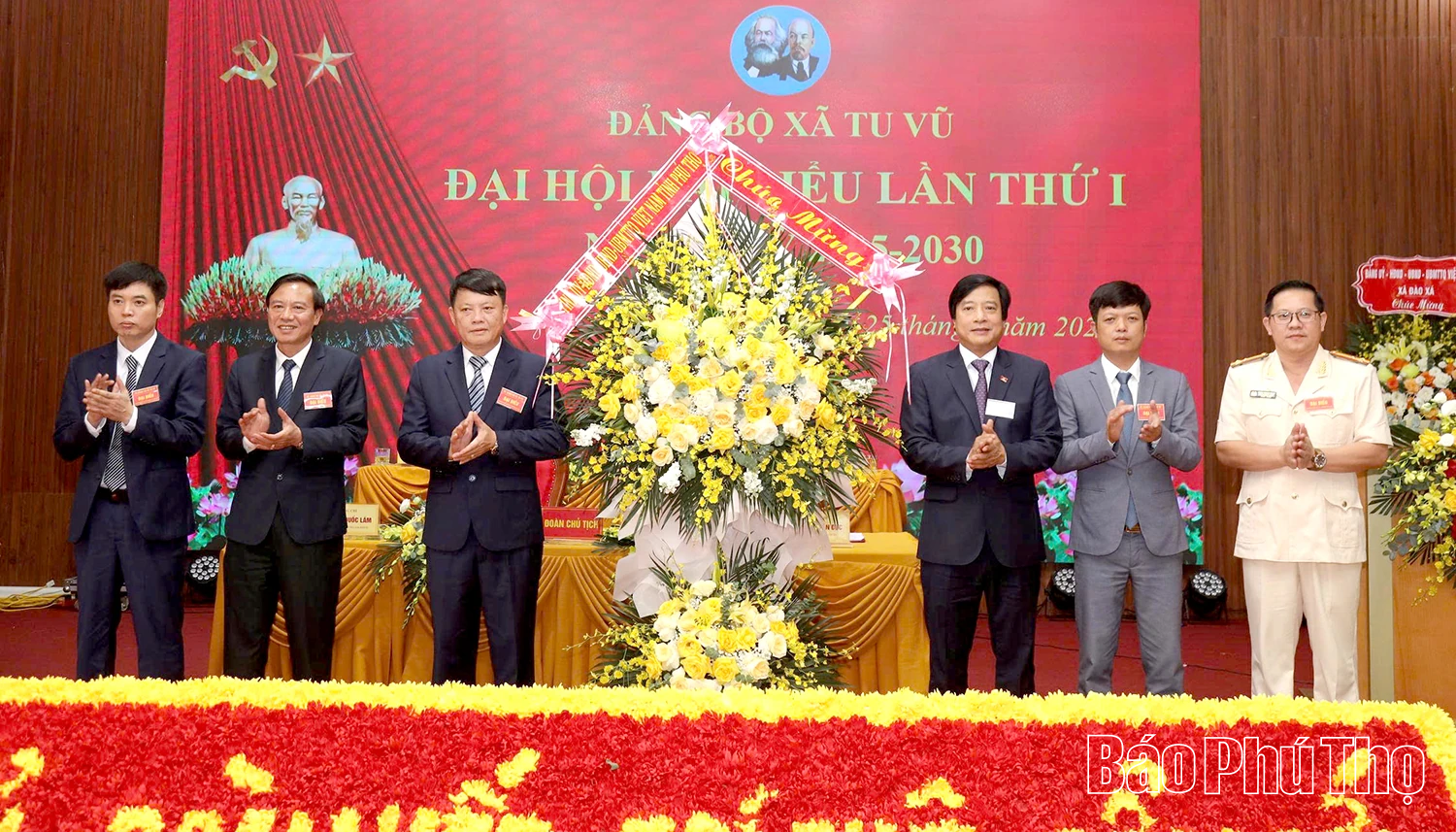 Đại hội Đại biểu Đảng bộ xã Tu Vũ lần thứ I, nhiệm kỳ 2025 - 2030