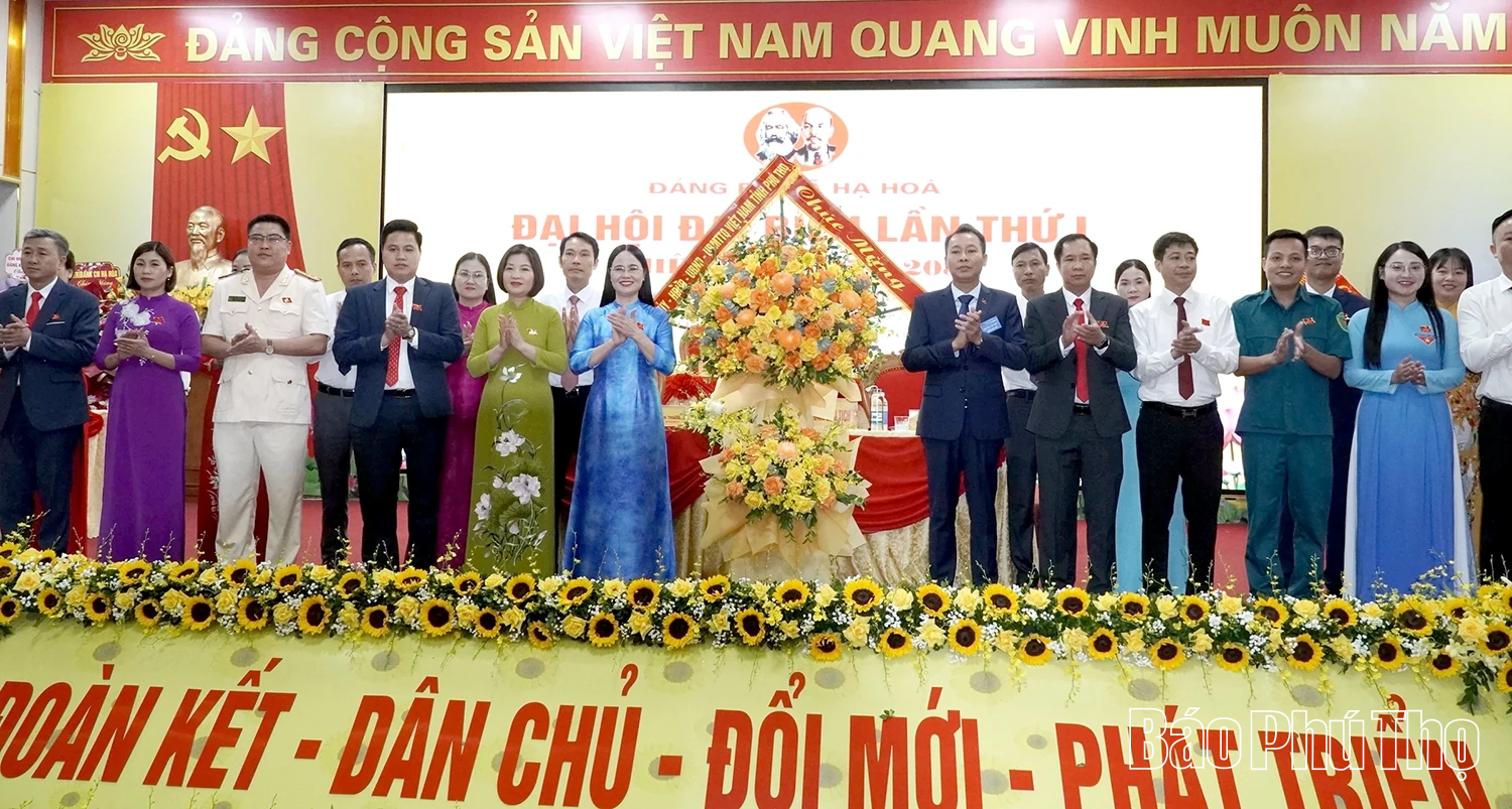 Đại hội đại biểu Đảng bộ xã Hạ Hòa nhiệm kỳ 2025-2030: Xác định hai khâu đột phá quan trọng