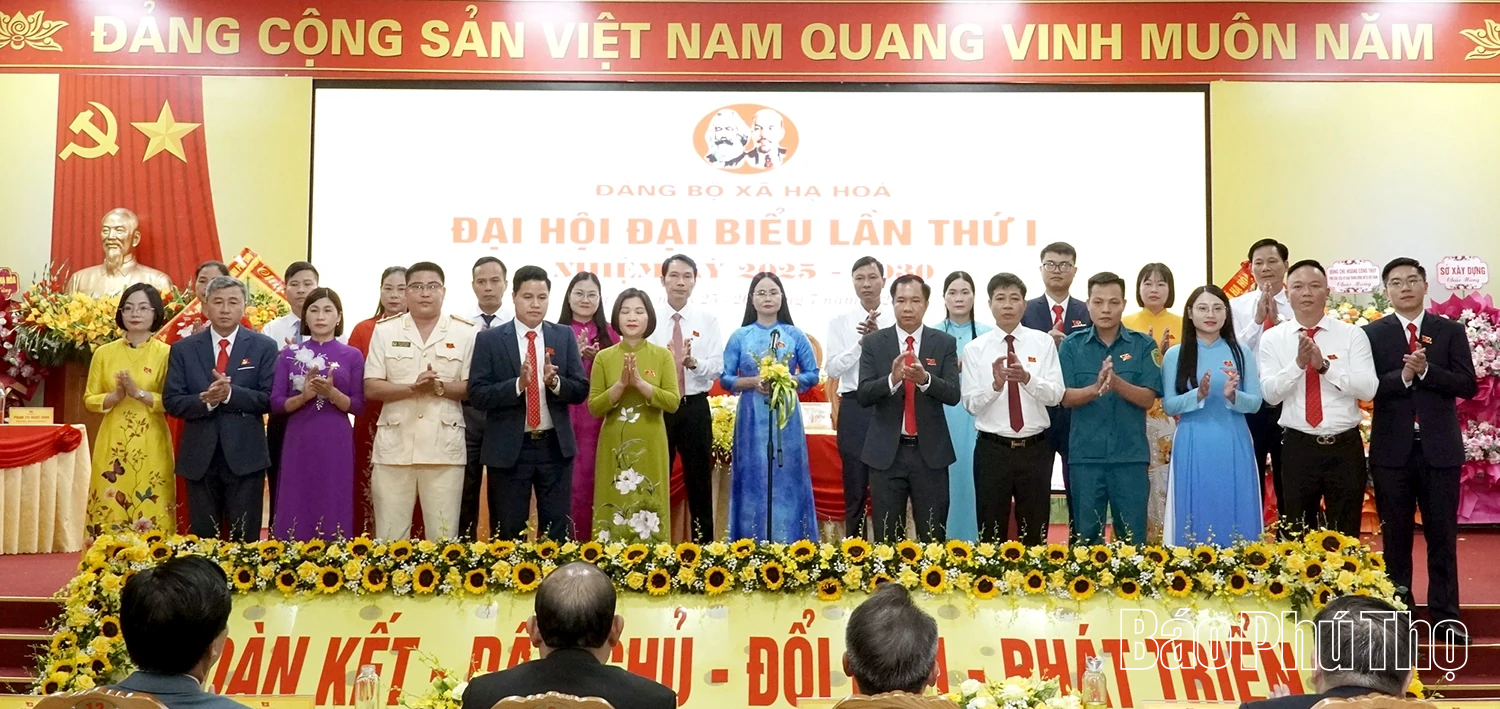 Đại hội đại biểu Đảng bộ xã Hạ Hòa nhiệm kỳ 2025-2030: Xác định hai khâu đột phá quan trọng