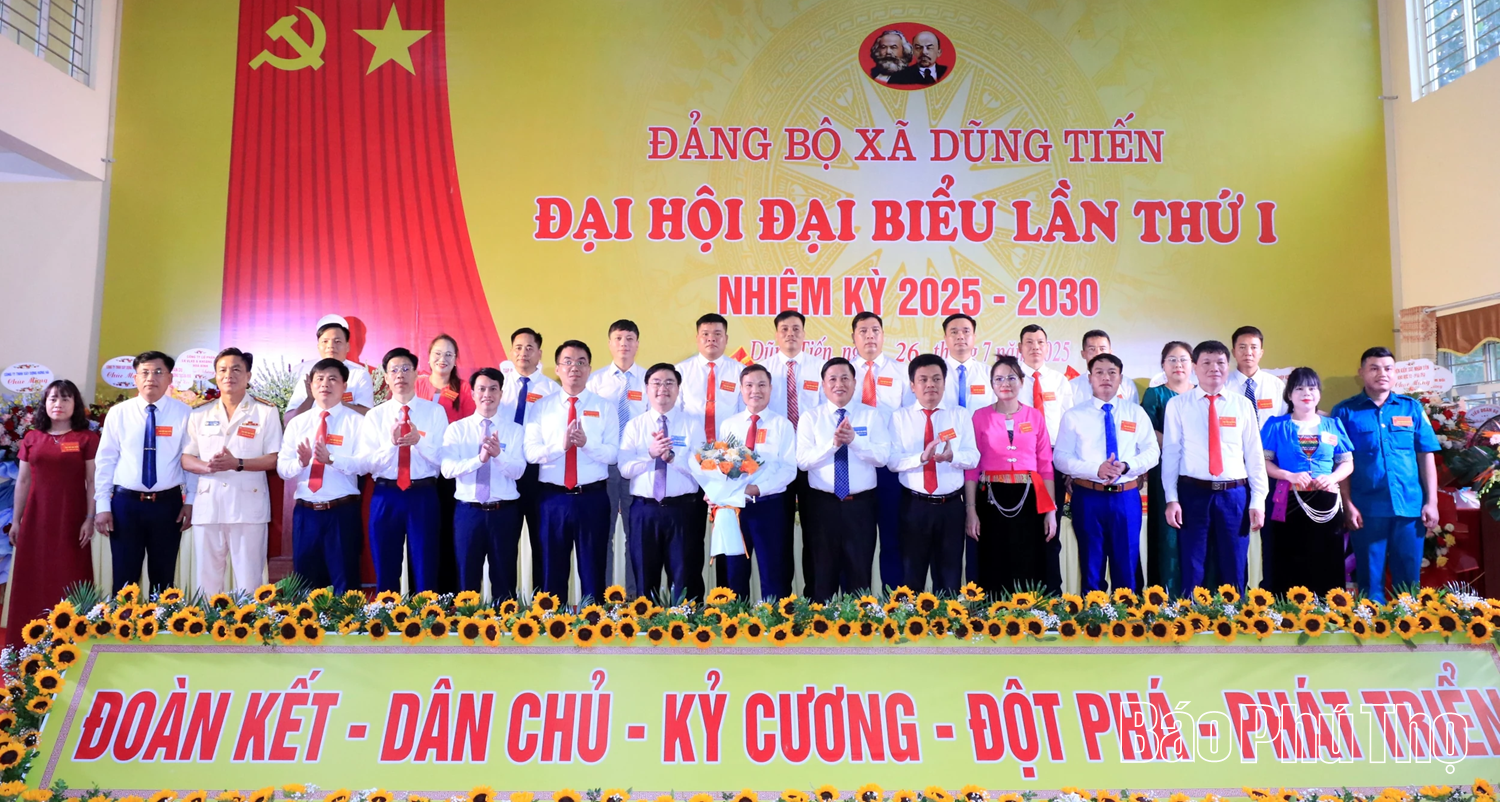 Đại hội Đảng bộ xã Dũng Tiến lần thứ I, nhiệm kỳ 2025 - 2030
