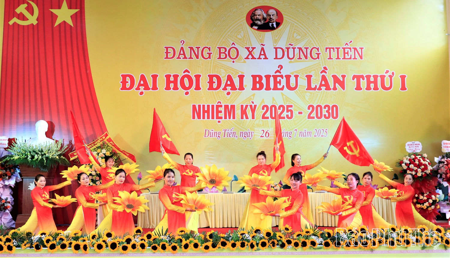 Đại hội Đảng bộ xã Dũng Tiến lần thứ I, nhiệm kỳ 2025 - 2030