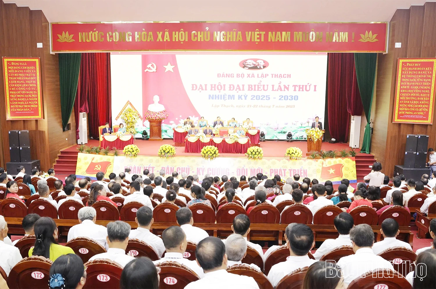 Đại hội Đại biểu Đảng bộ xã Lập Thạch lần thứ I , nhiệm kỳ 2025 - 2030