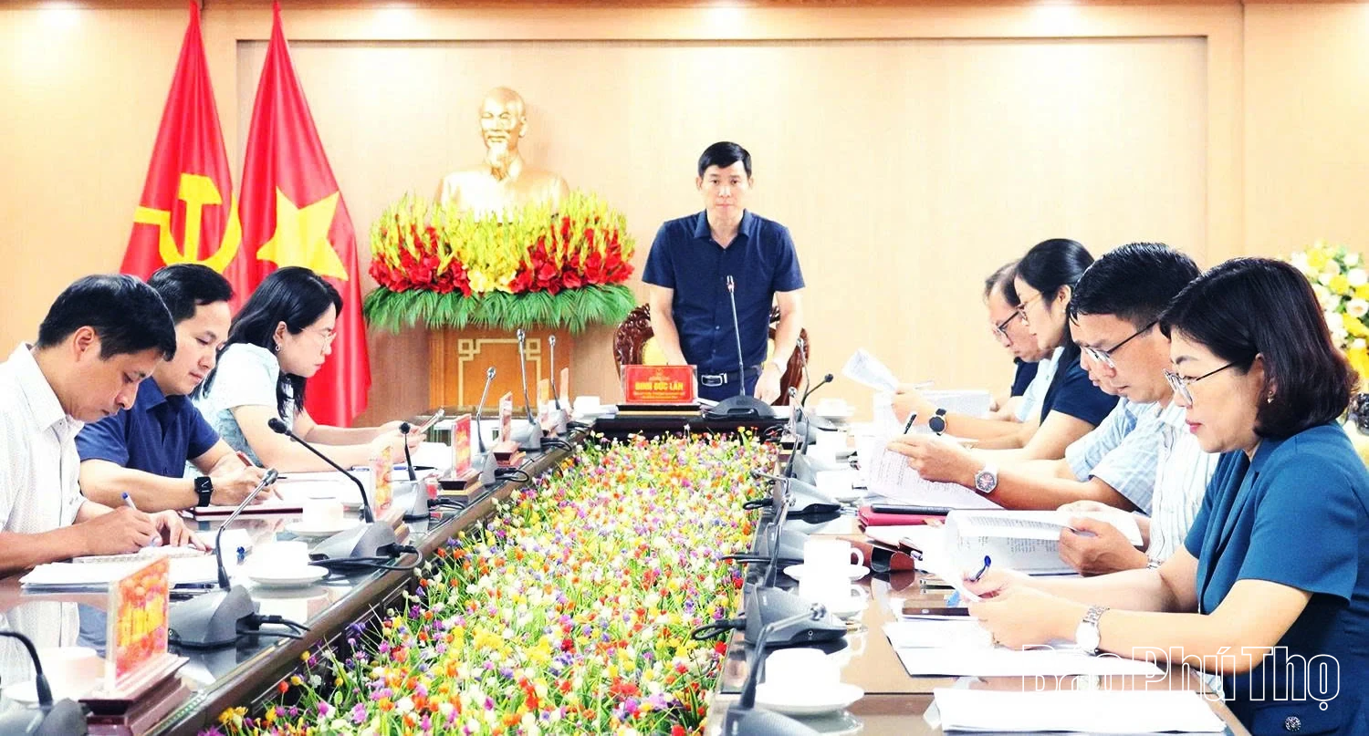 Ban Pháp chế HĐND tỉnh thẩm tra dự thảo Nghị quyết