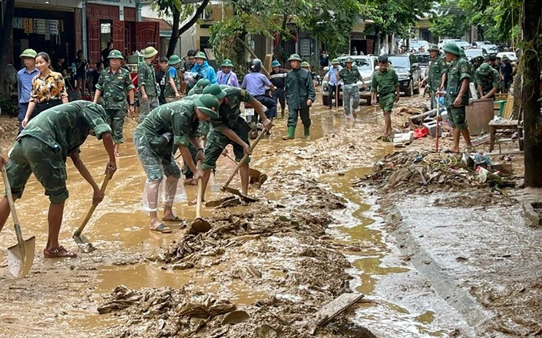 Phú Thọ là một trong 12 tỉnh, thành phố trong diện Công điện của Thủ tướng Chính phủ về yêu cầu nhanh chóng khắc phục hậu quả bão số 3 và mưa lũ