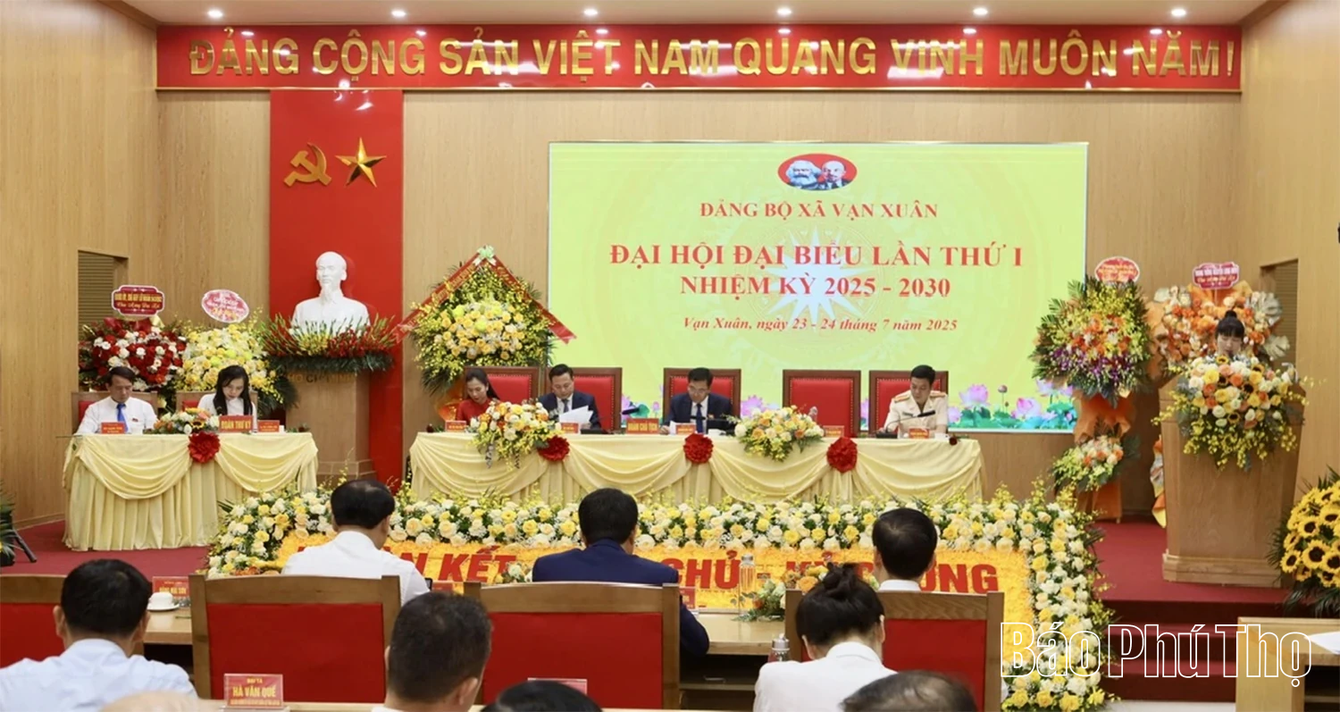 Đại hội đại biểu Đảng bộ xã Vạn Xuân lần thứ I, nhiệm kỳ 2025 - 2030