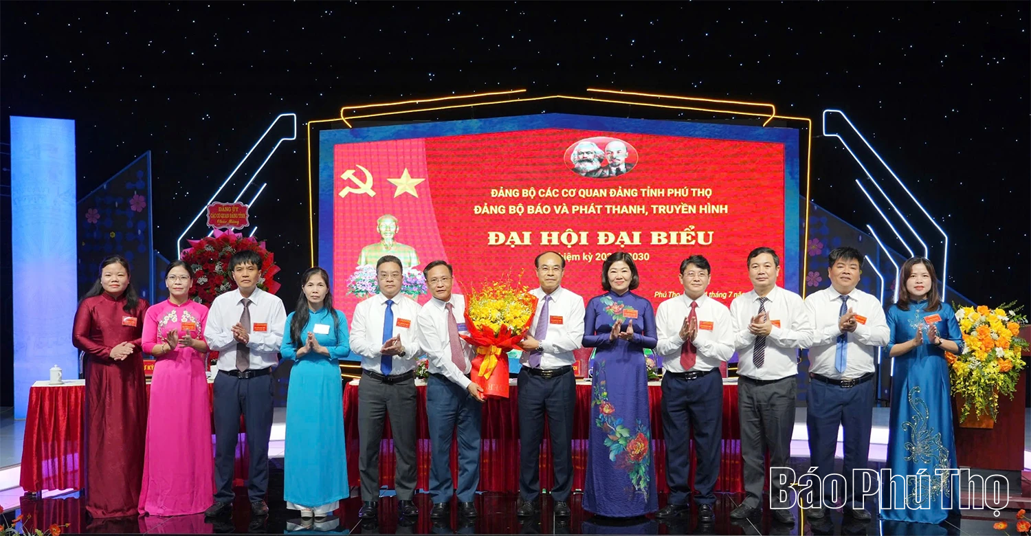 Đại hội đại biểu Đảng bộ Báo và phát thanh, truyền hình Phú Thọ nhiệm kỳ 2025 - 2030