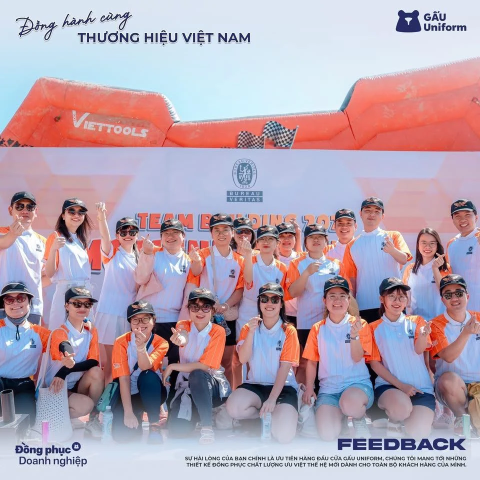 In áo đồng phục Hà Nội ĐẸP, NHANH, CHUẨN cùng Đồng phục GẤU