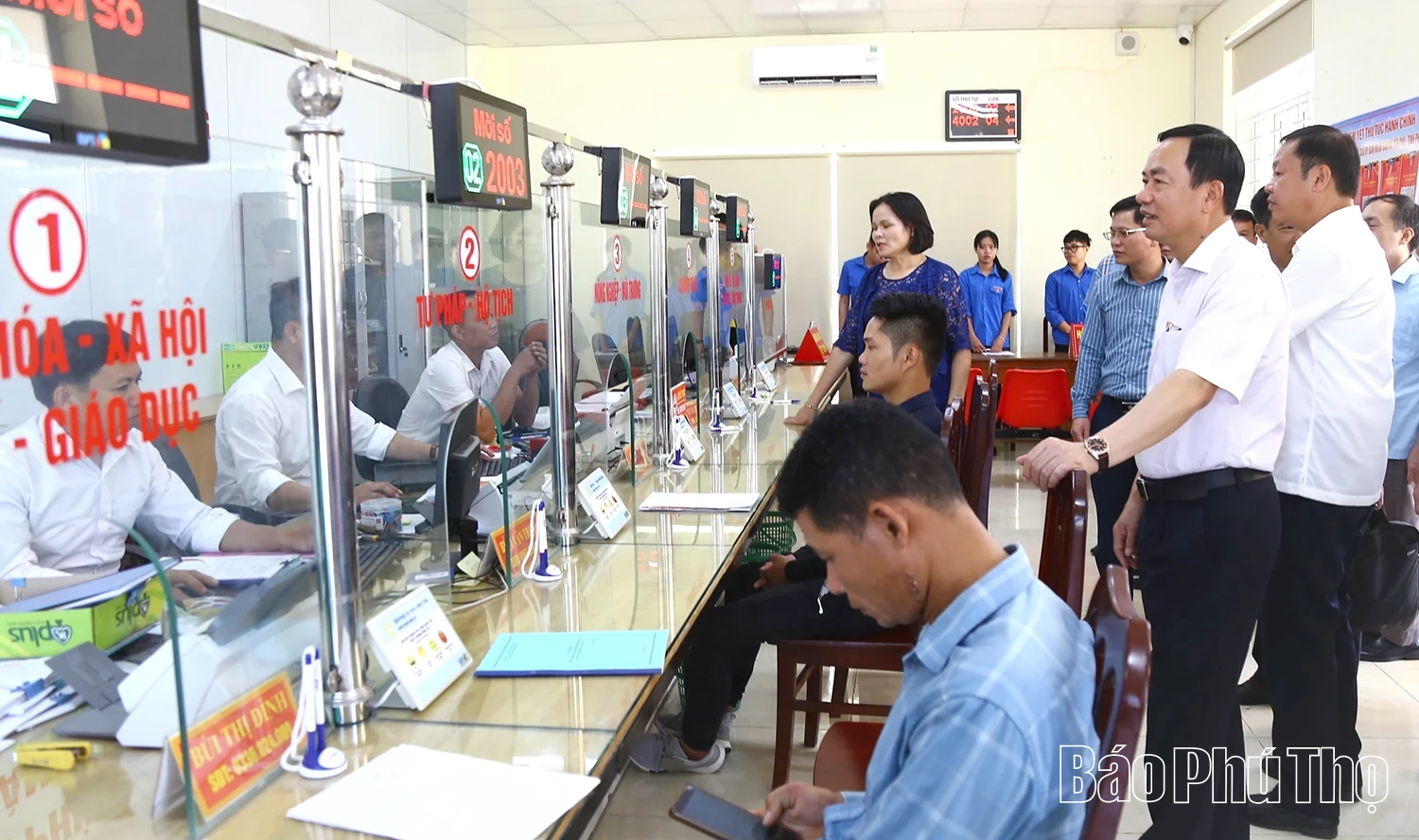 Phó Chủ tịch UBND tỉnh Quách Tất Liêm kiểm tra hoạt động của chính quyền sau sắp xếp đơn vị hành chính các xã: Thượng Cốc, Yên Phú và Quyết Thắng