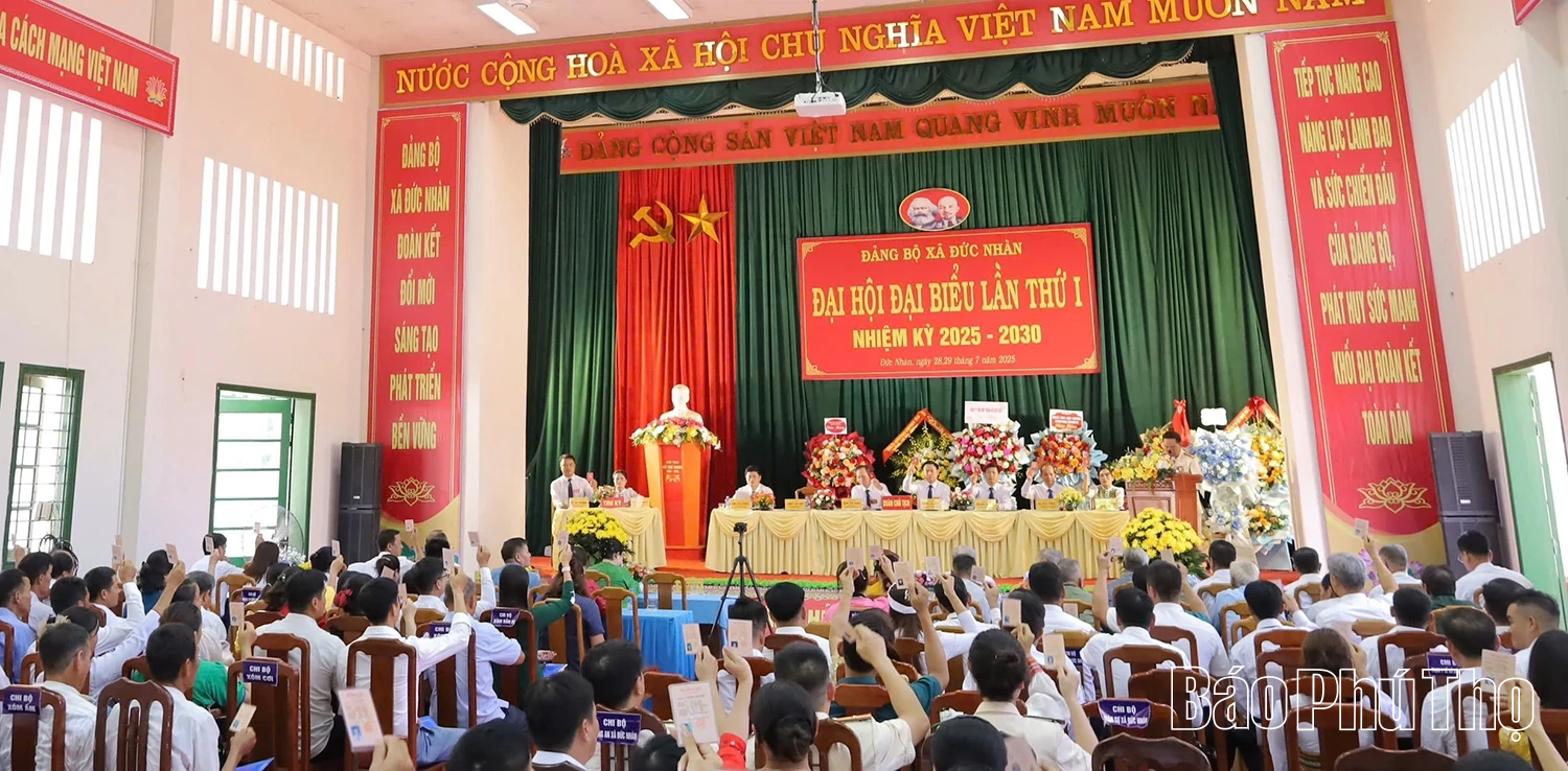 Đại hội đại biểu Đảng bộ xã Đức Nhàn lần thứ I, nhiệm kỳ 2025 - 2030