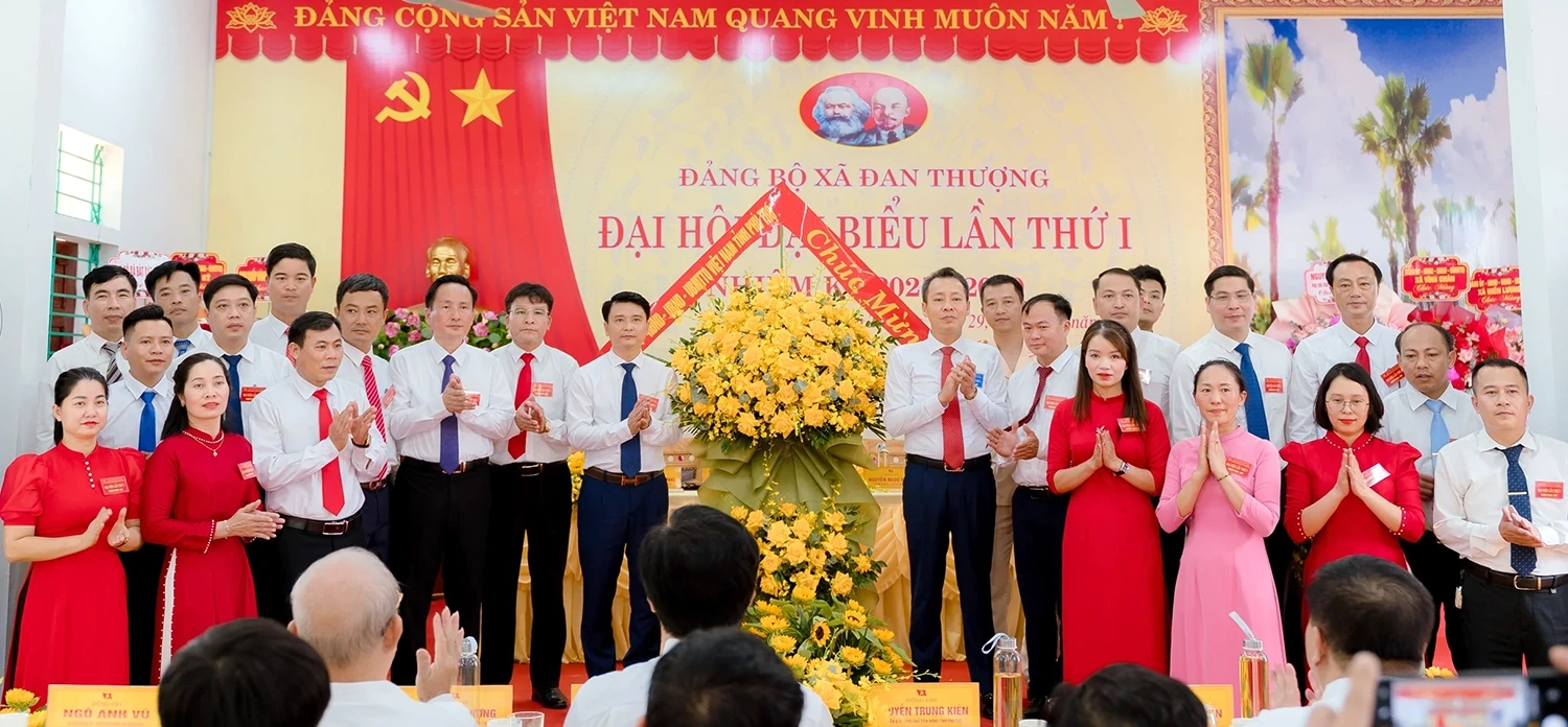 Đại hội đại biểu Đảng bộ xã Đan Thượng lần thứ I, nhiệm kỳ 2025-2030