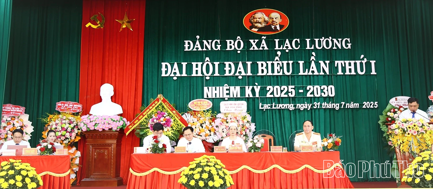 Đại hội đại biểu Đảng bộ xã Lạc Lương lần thứ I, nhiệm kỳ 2025-2030