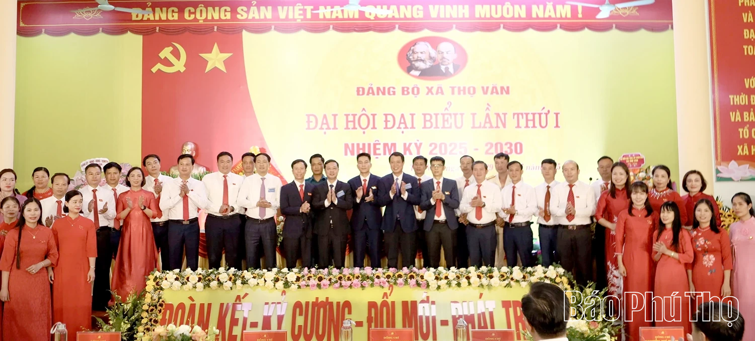 Đại hội đại biểu Đảng bộ xã Thọ Văn lần thứ I, nhiệm kỳ 2025-2030