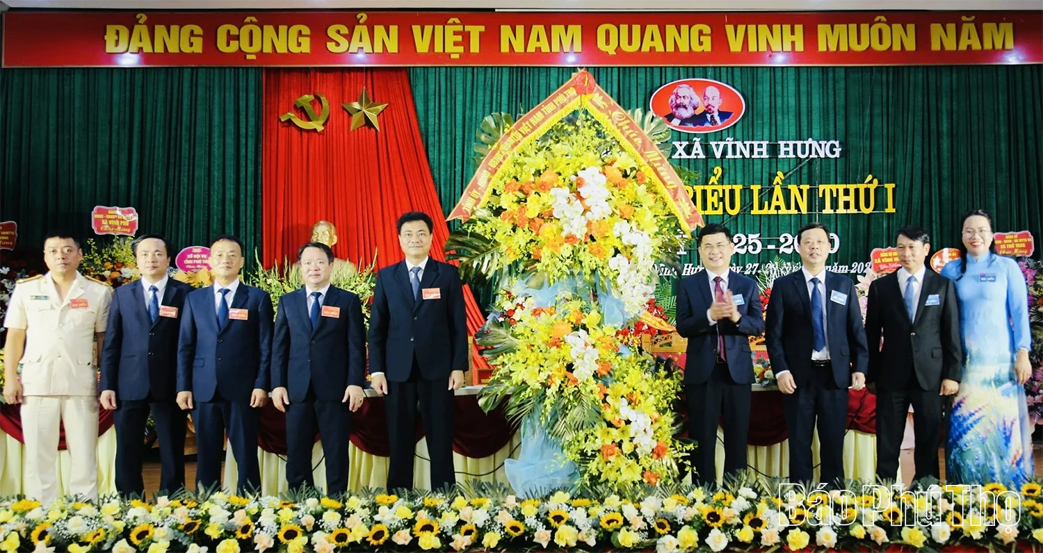 Đại hội đại biểu Đảng bộ xã Vĩnh Hưng lần thứ I