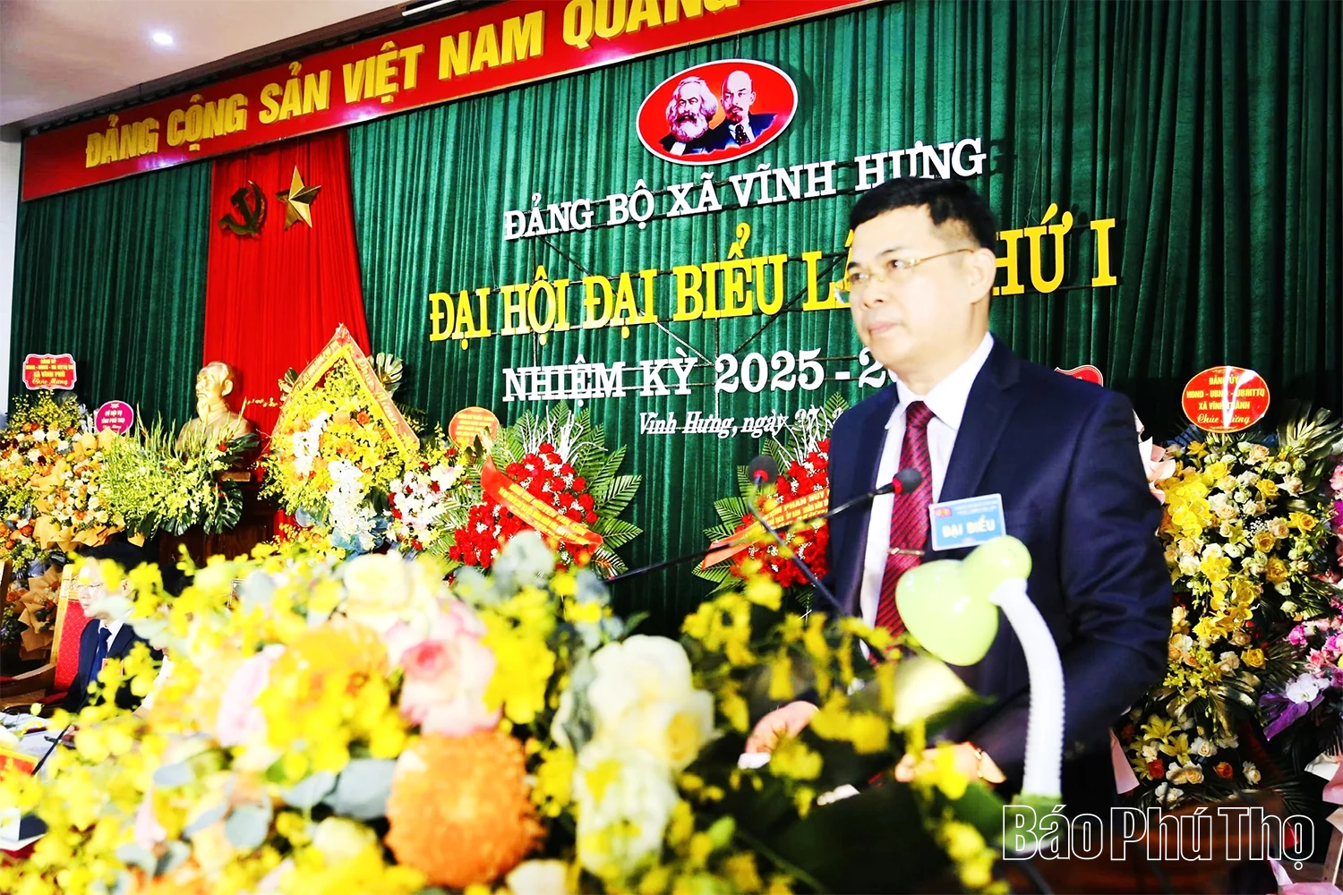 Đại hội đại biểu Đảng bộ xã Vĩnh Hưng lần thứ I