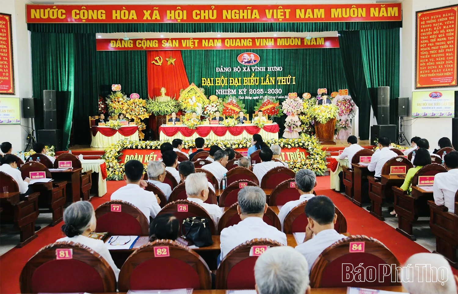 Đại hội đại biểu Đảng bộ xã Vĩnh Hưng lần thứ I