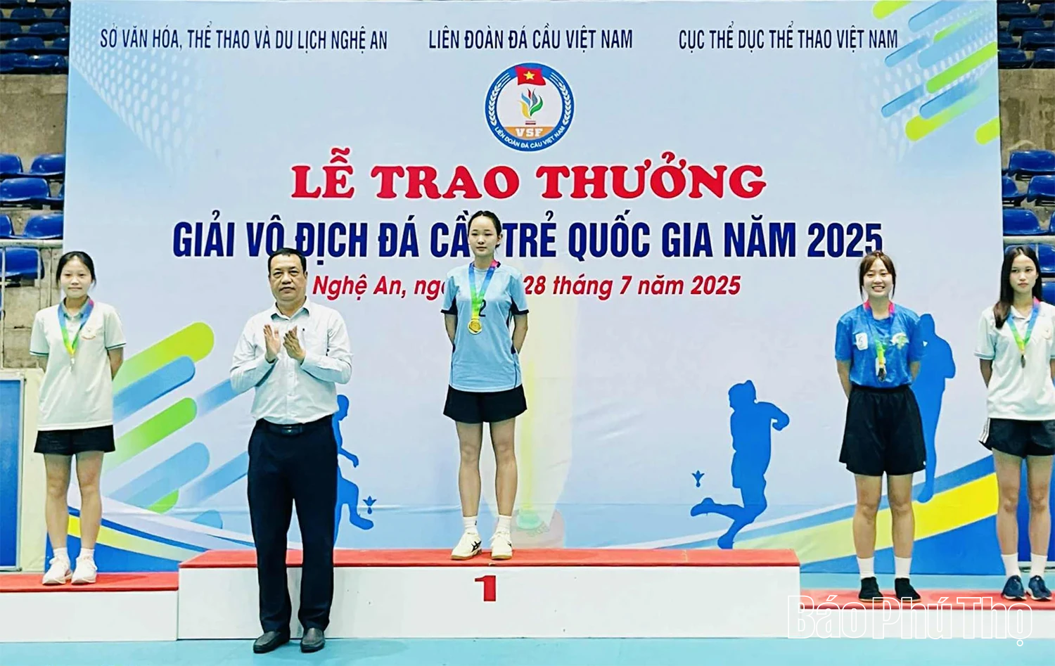 Phú Thọ giành 2 Huy chương Vàng tại Giải Vô địch Đá cầu trẻ Quốc gia 2025