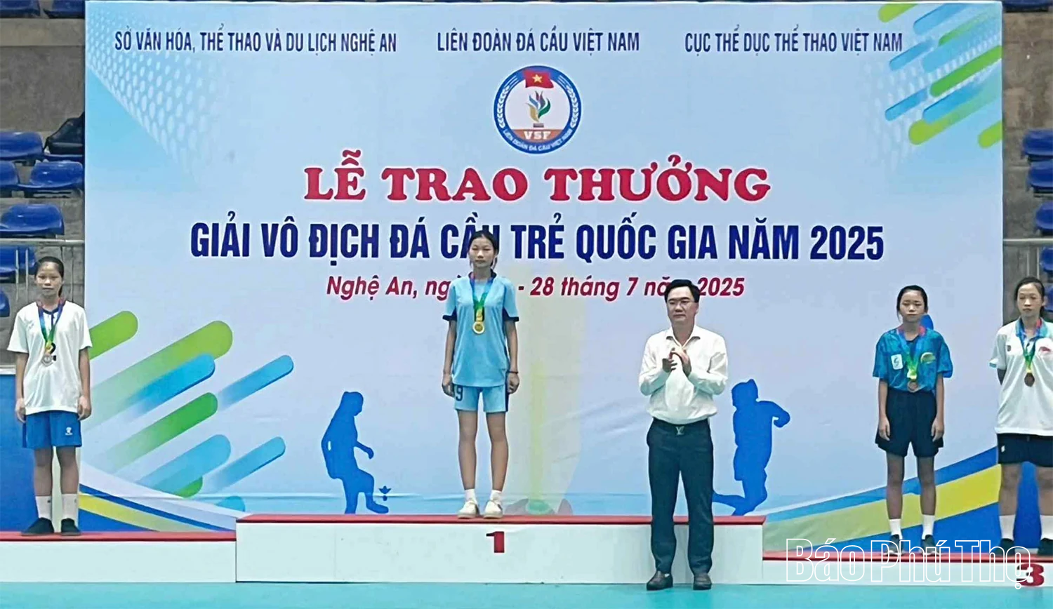 Phú Thọ giành 2 Huy chương Vàng tại Giải Vô địch Đá cầu trẻ Quốc gia 2025